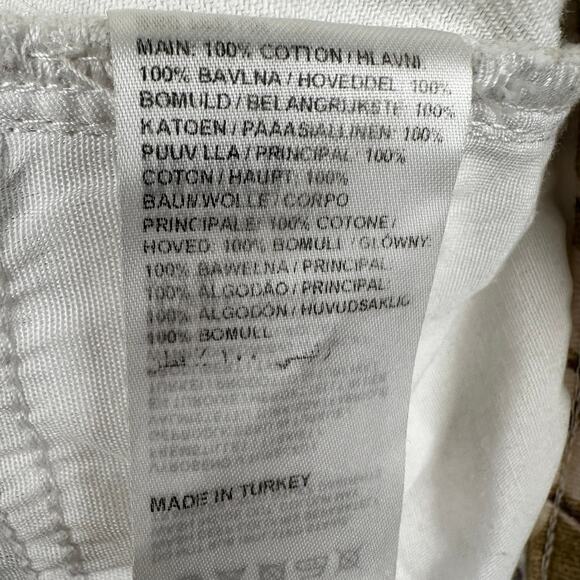 The Ragged Priest Jeans High Waist Pants Geometric Gold Cream 26 Boho Hippie - Picture 13 of 15